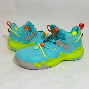 NEW Adidas Men Size 10.5 HARDEN Vol. 6 Pulse Aqua Solar Basketball Shoes GV8703